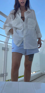 White muslin shirt PREORDER 12/06