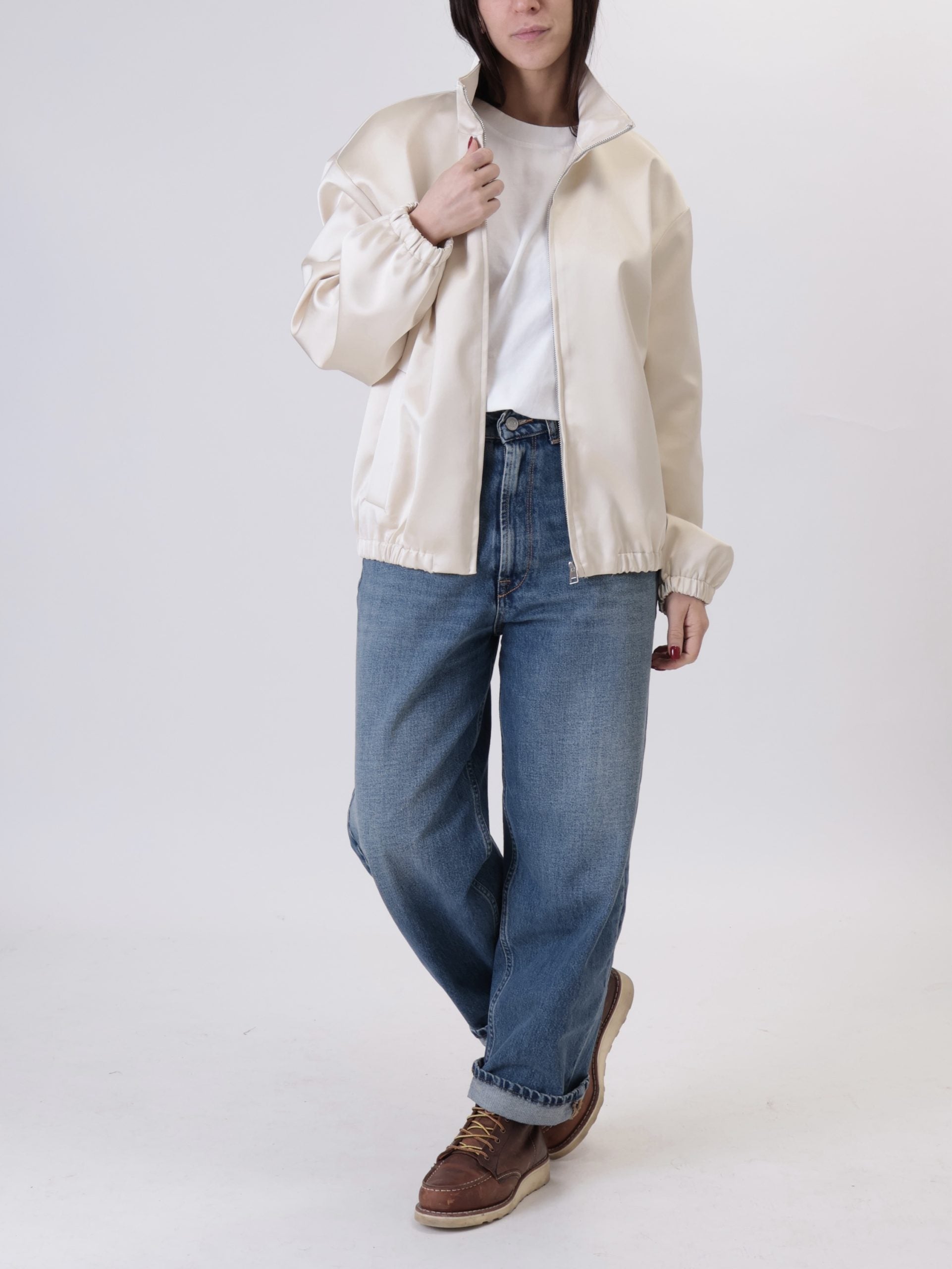 Bomber satin burro