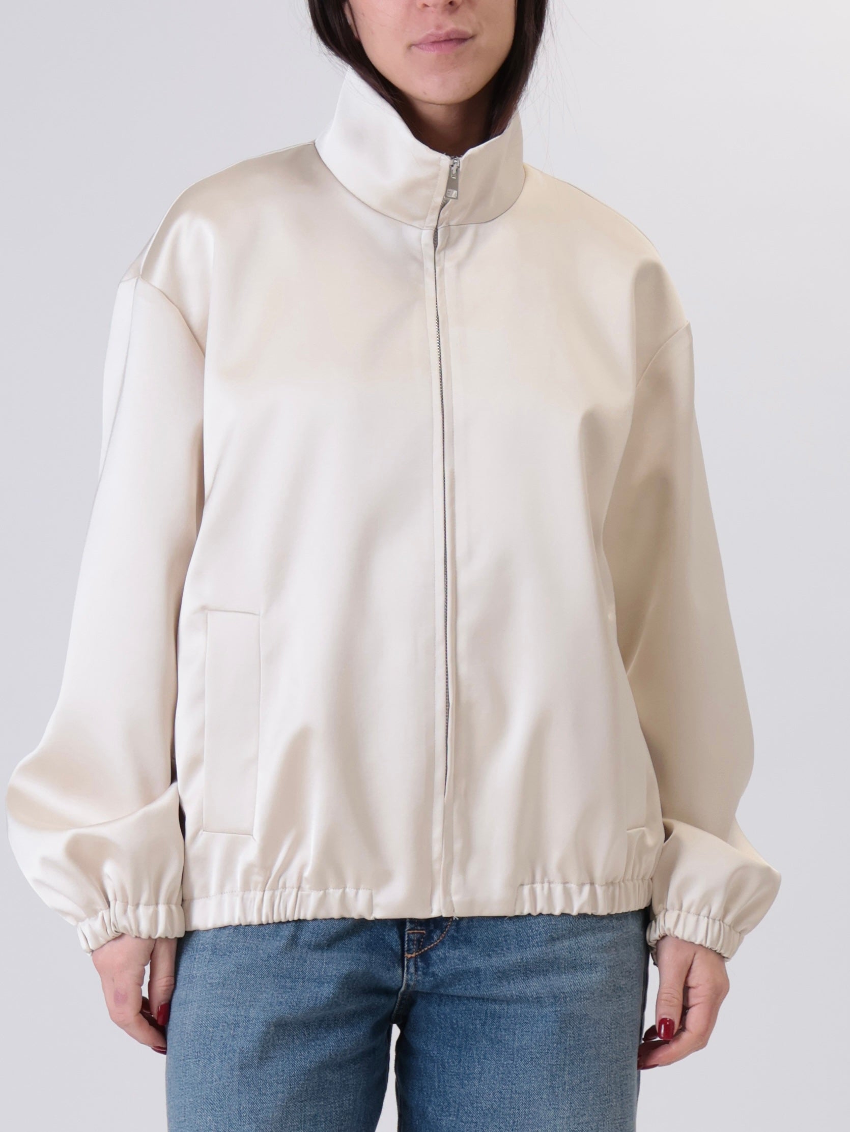 Bomber satin burro