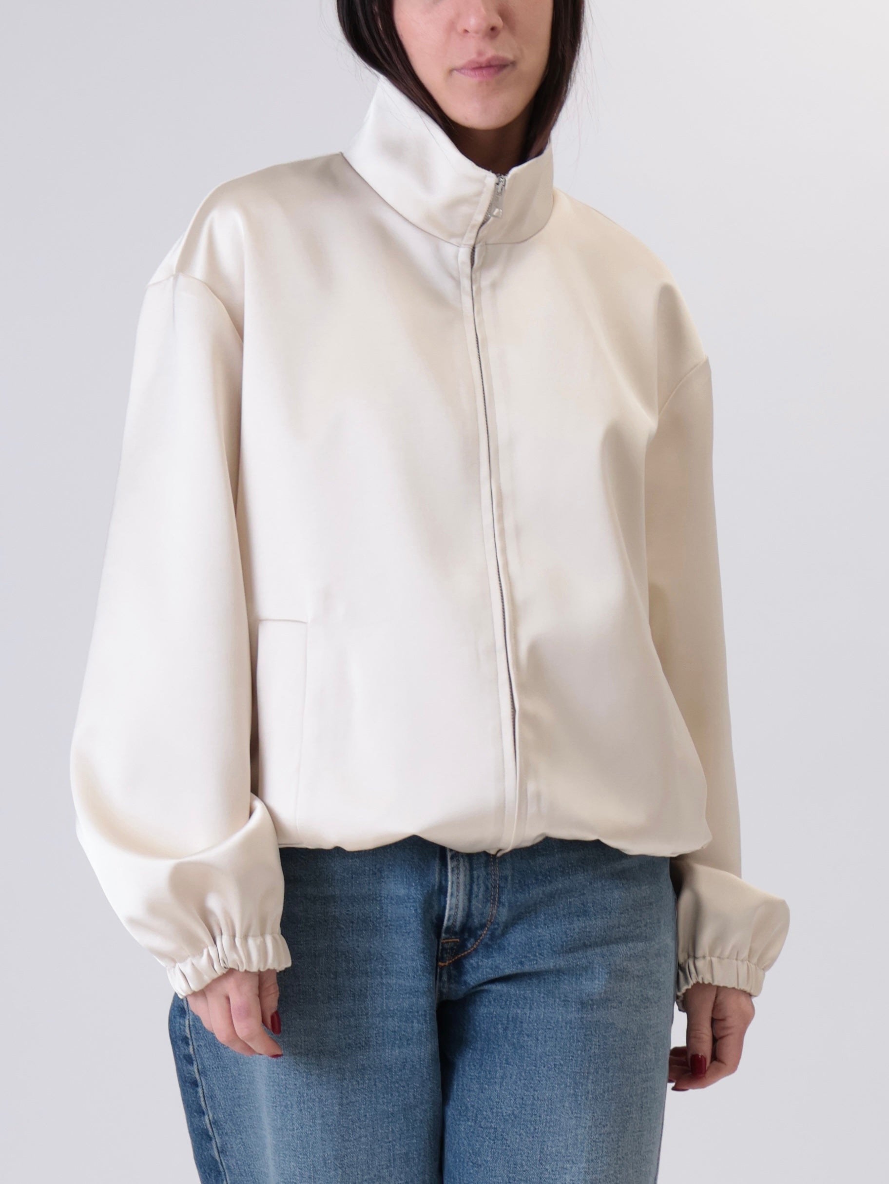 Bomber satin burro