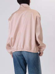 Bomber satin cipria