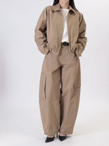 Pantalone Luna cargo over cammello