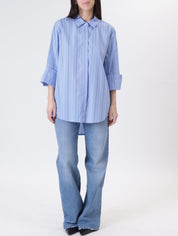 Camicia over celeste