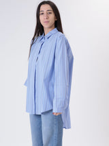 Camicia over celeste