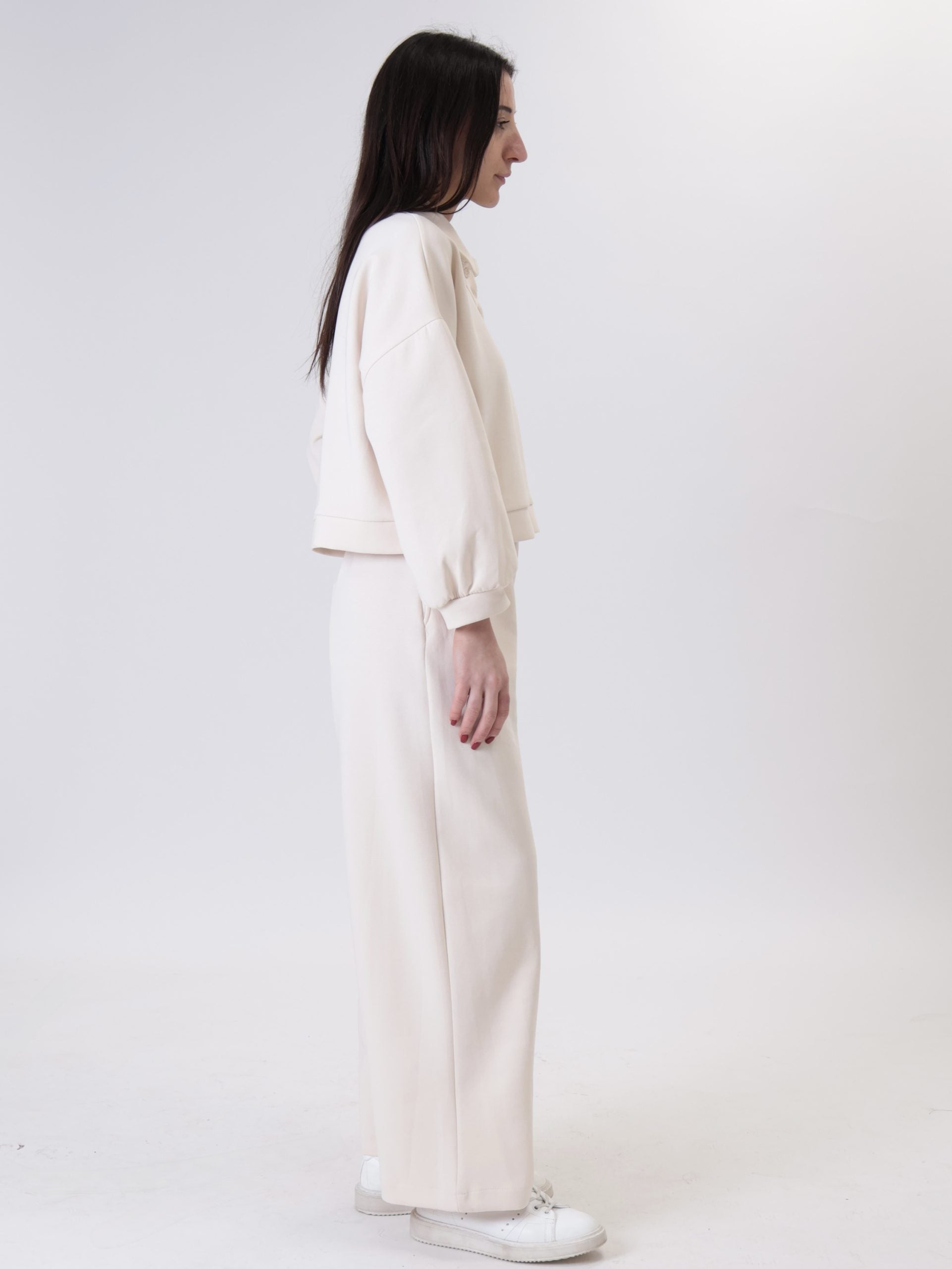 Brooklyn balloon cream trousers