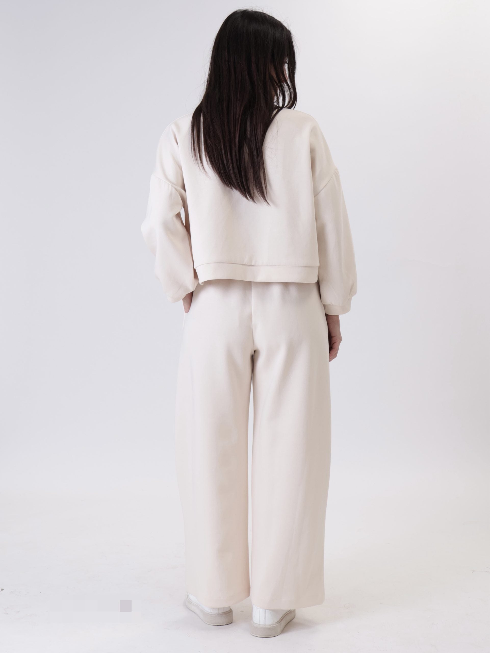 Brooklyn balloon cream trousers