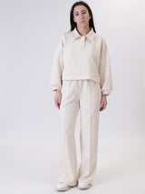 Brooklyn palazzo trousers cream