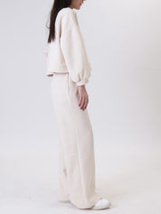 Brooklyn palazzo trousers cream