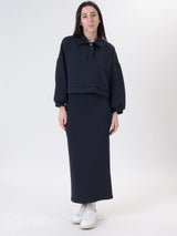 Lounguette Brooklyn blue slit