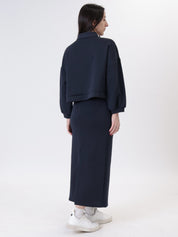 Lounguette Brooklyn blue slit