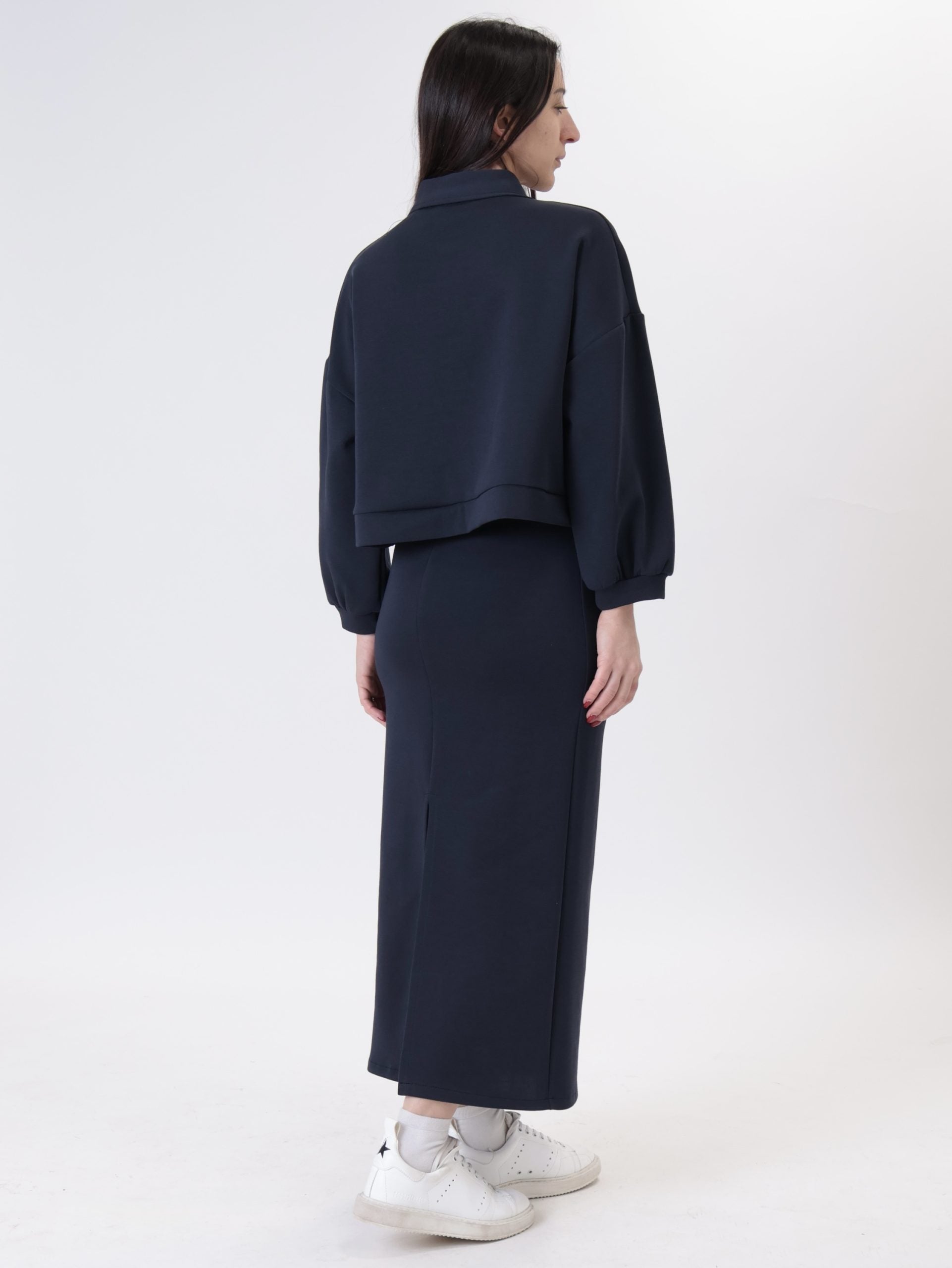 Lounguette Brooklyn blue slit