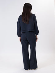 Brooklyn wide-leg trousers in blue