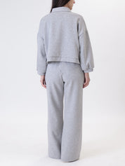 Brooklyn polo buttons grey
