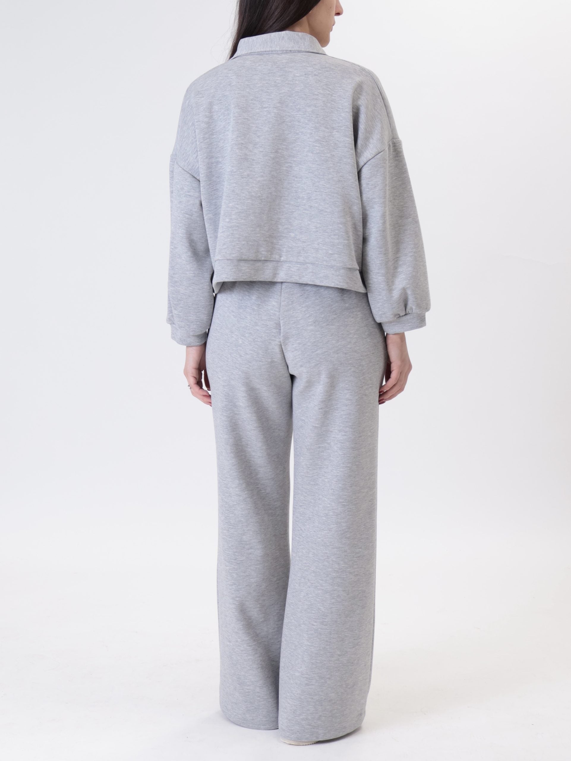 Brooklyn polo buttons grey