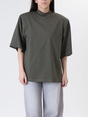 T-shirt spalla imbottita militare