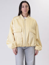Bomber tasche satin giallo
