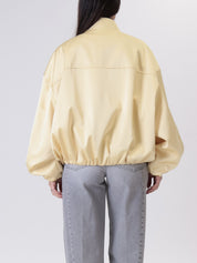 Bomber tasche satin giallo