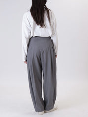 Pantalone pinces grigio