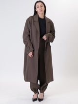 Trench lungo moro