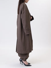 Trench lungo moro