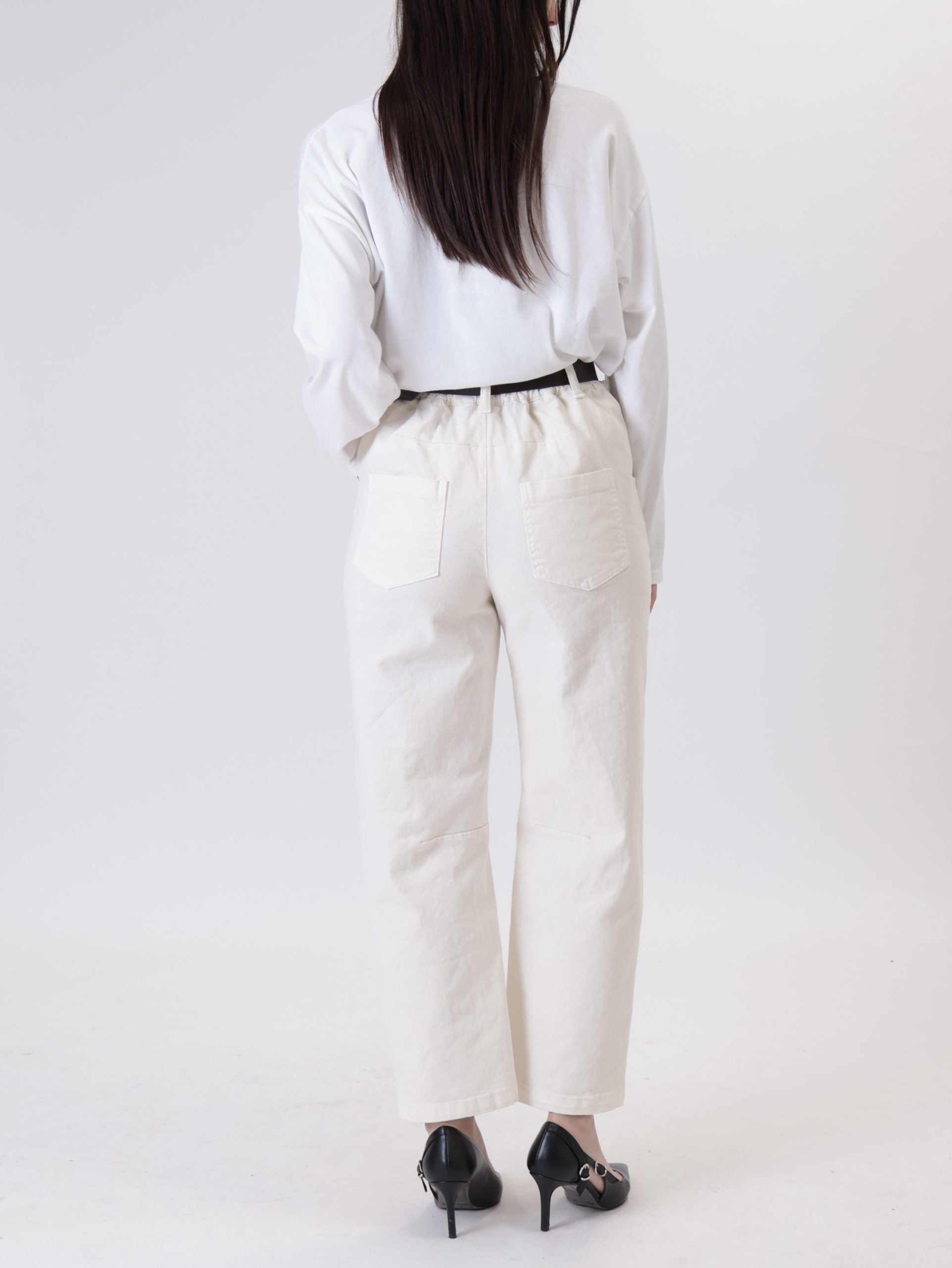 Pantalone cucitura burro