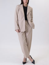 Completo giacca + pantalone sabbia