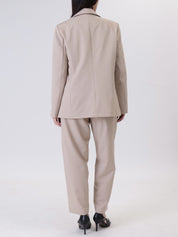 Completo giacca + pantalone sabbia