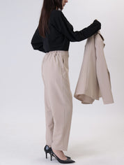 Completo giacca + pantalone sabbia