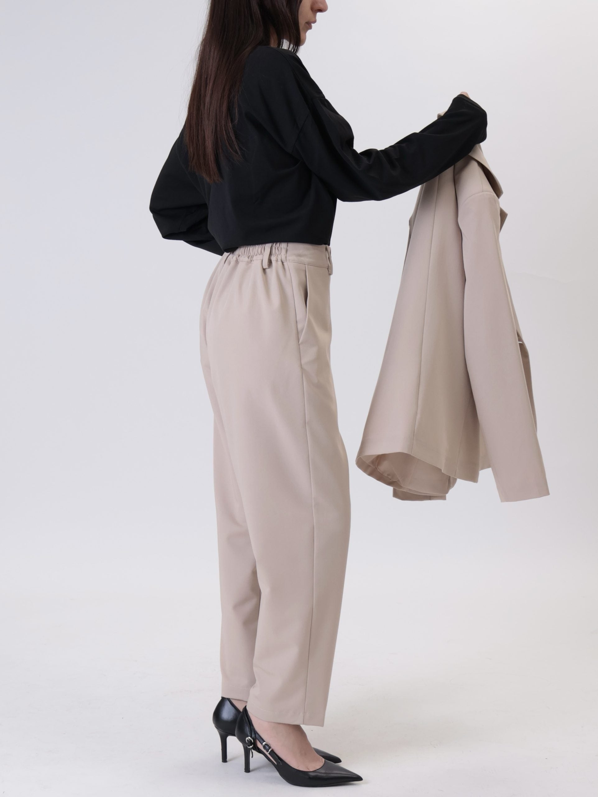 Completo giacca + pantalone sabbia