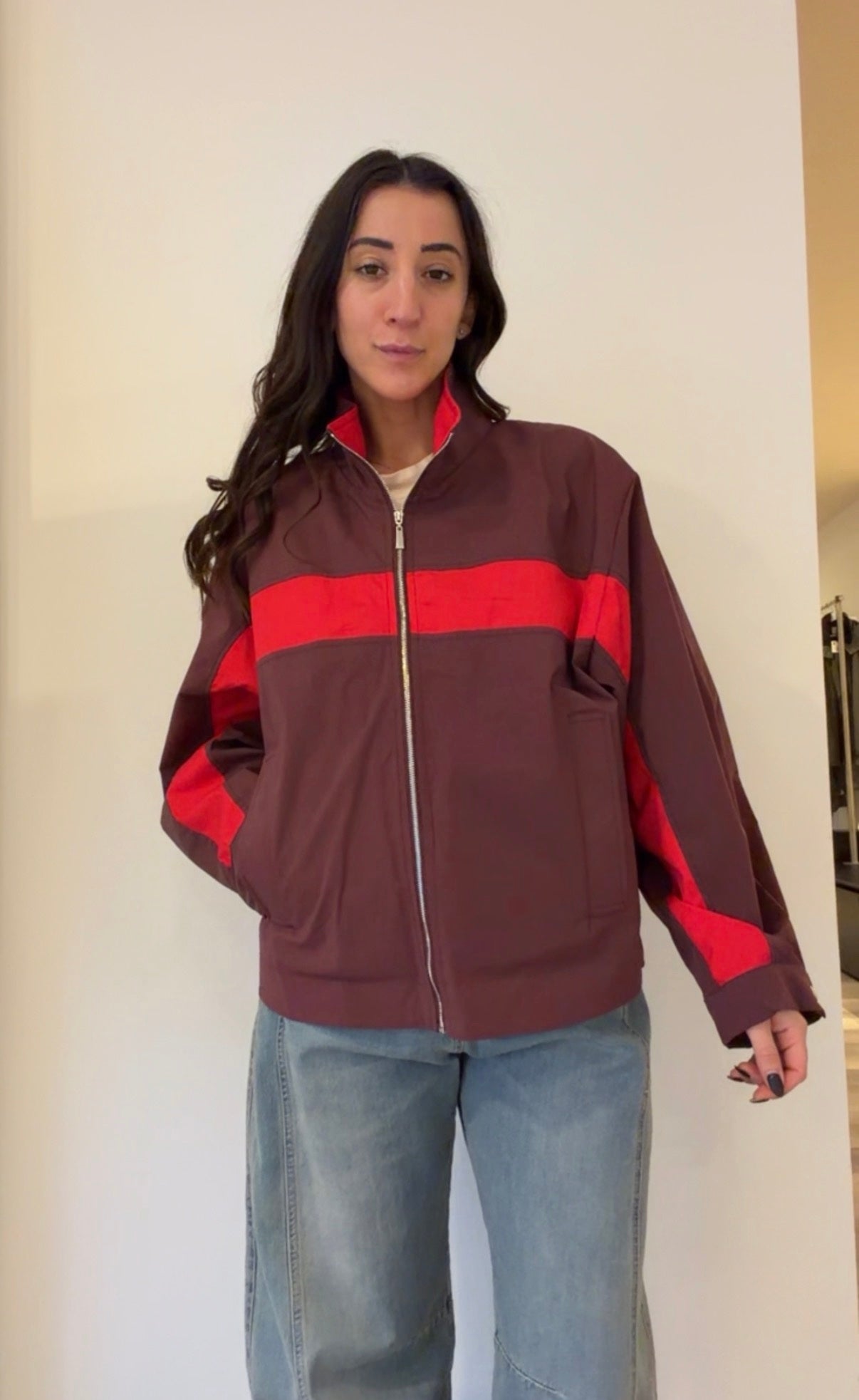 Lore jacket burgundy/red