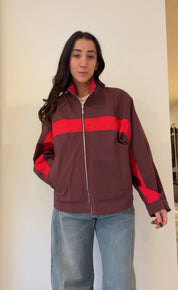 Lore jacket burgundy/red
