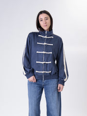 Blue toggle sports jacket