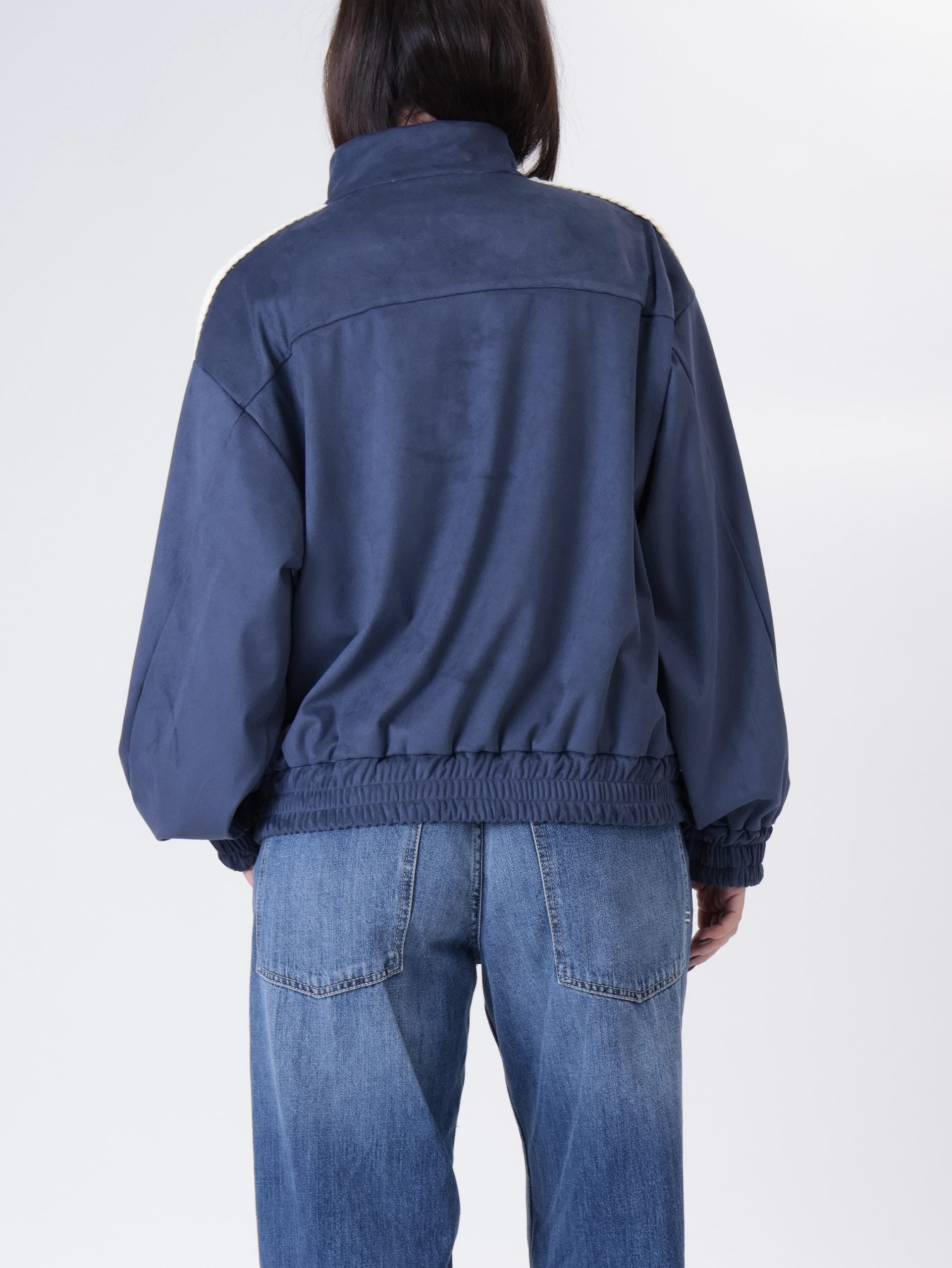 Blue toggle sports jacket