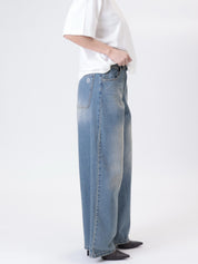 Beautiful blue denim wash jeans