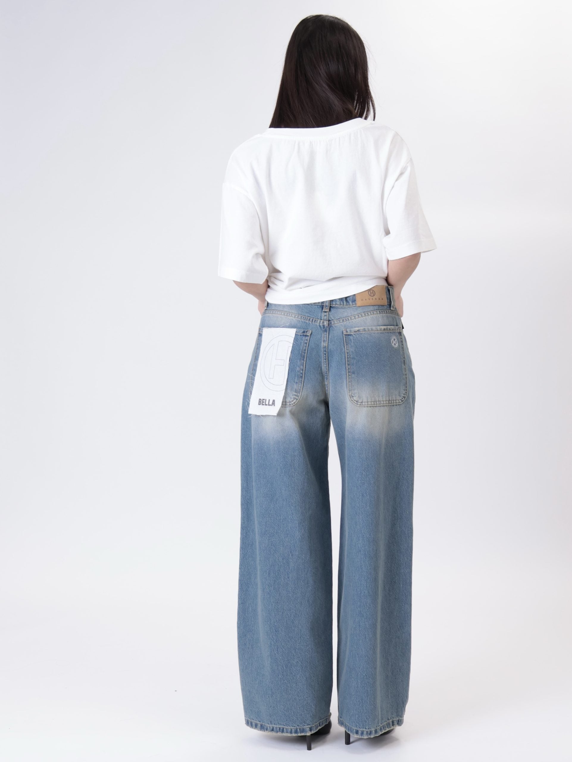 Beautiful blue denim wash jeans