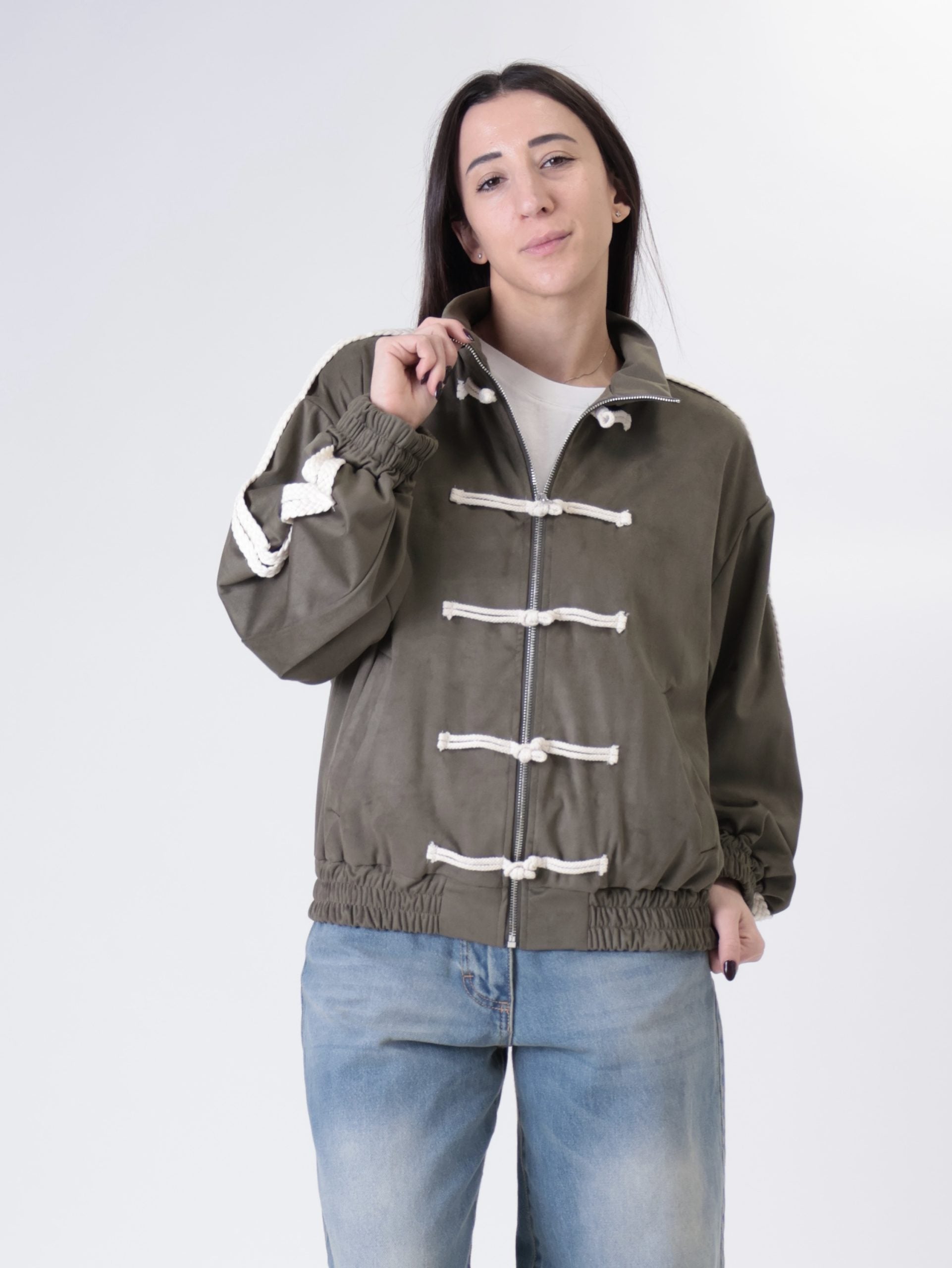 Military toggle sports jacket