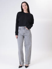 Washed-out grey Phoebe jeans
