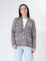 Bestselling dark brown/cream cardigan