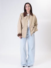 Giacca cotone cammello