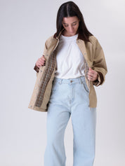Giacca cotone cammello