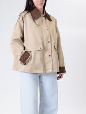 Giacca cotone cammello