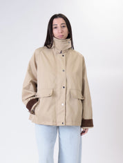 Giacca cotone cammello