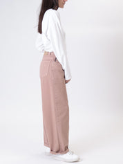 Antique rose judo jeans