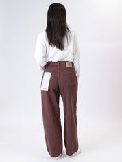 Dark brown judo jeans