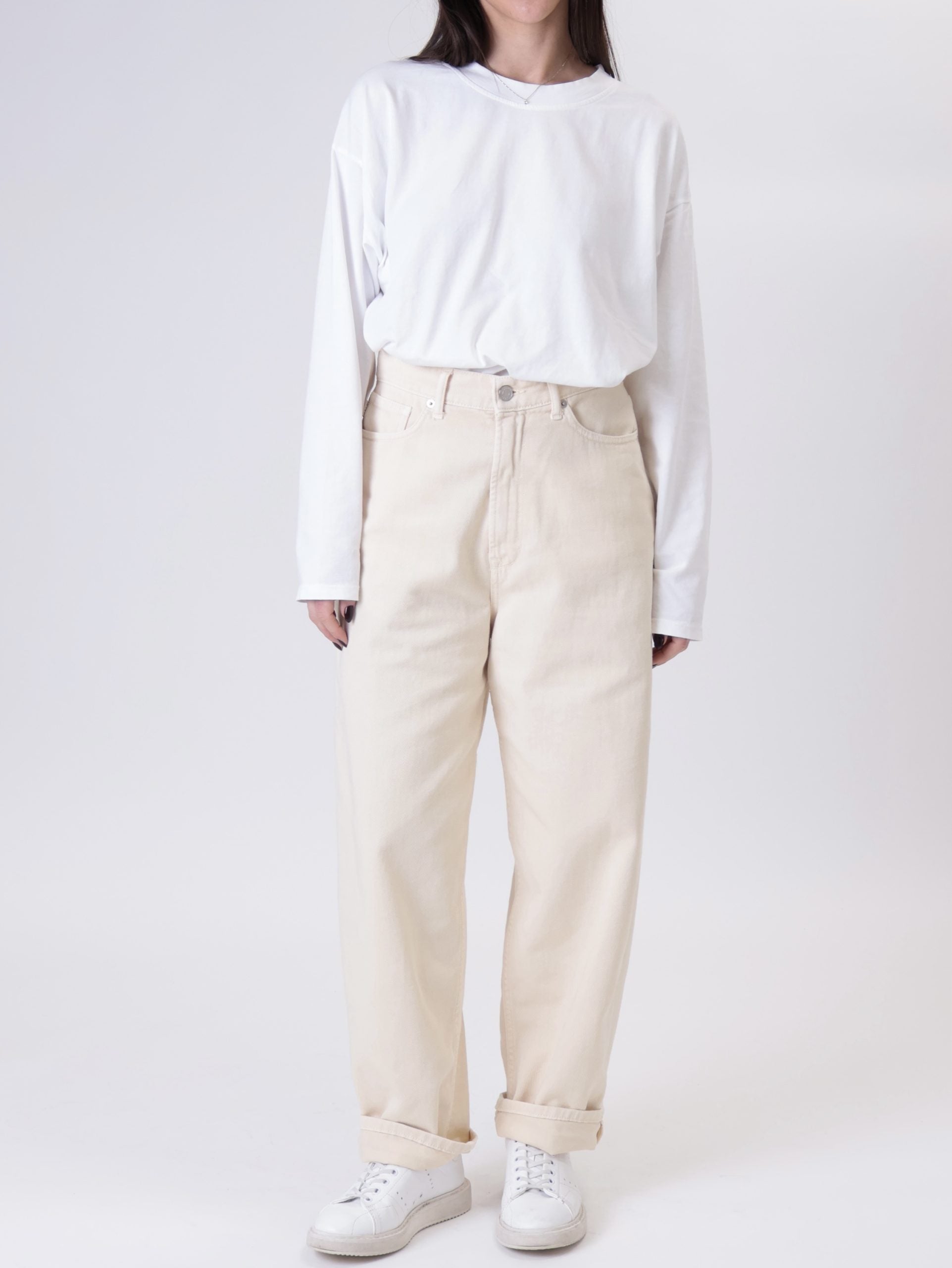 Laila cream jeans