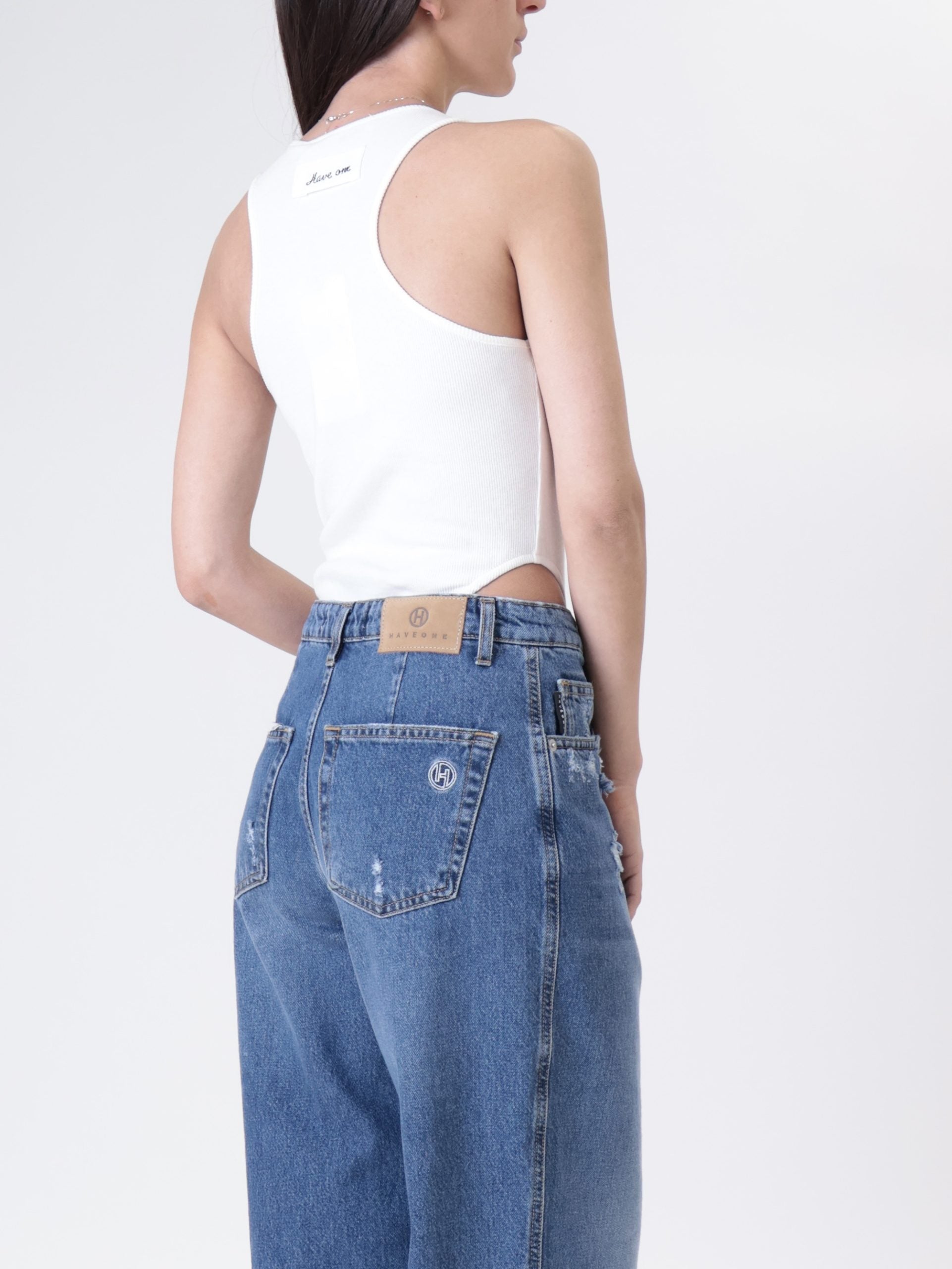 Body sgambato bianco