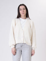 Lime jewel button cardigan