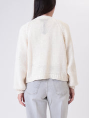 Lime jewel button cardigan