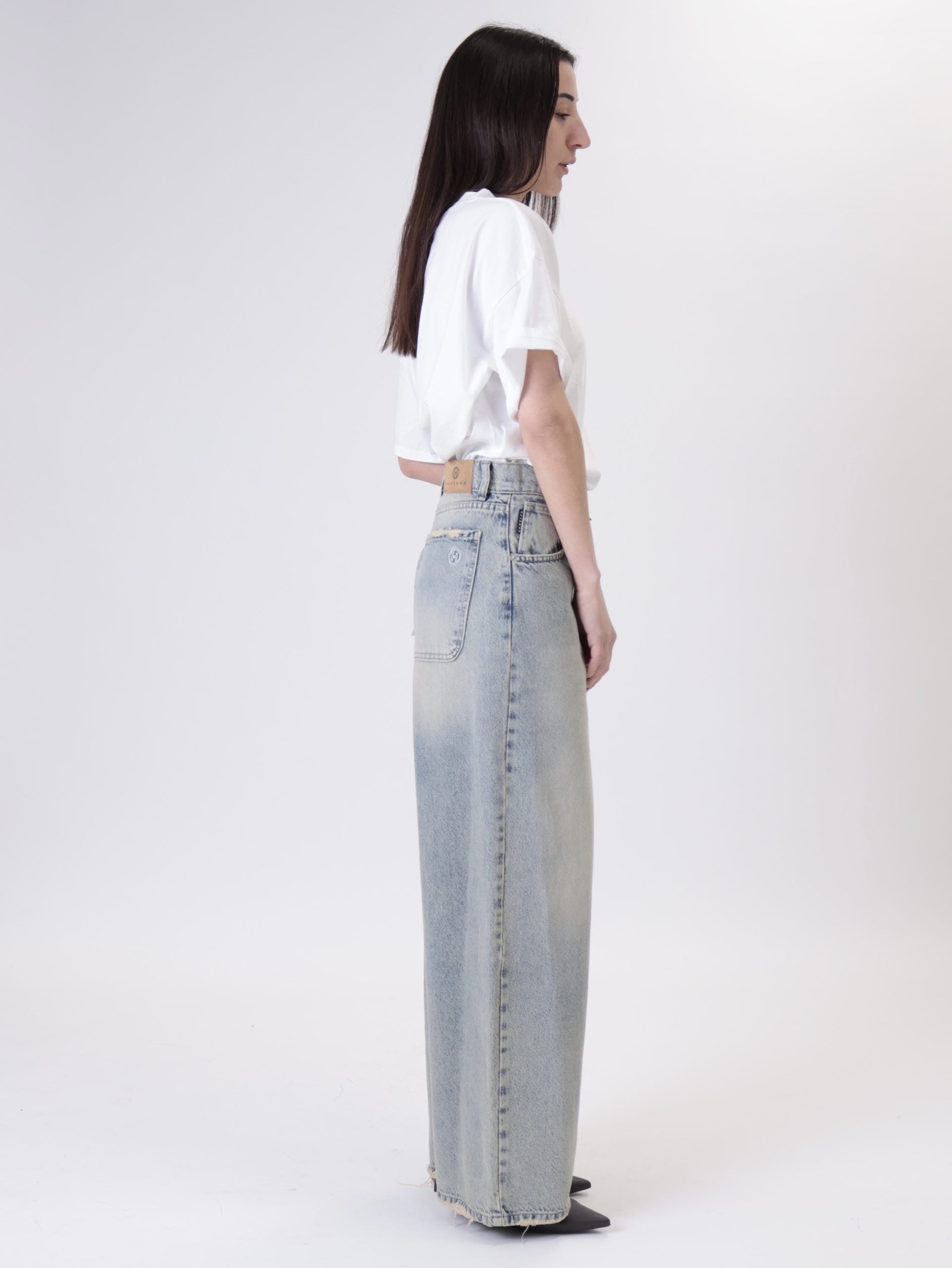 Beautiful sandblasted jeans