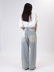 Beautiful sandblasted jeans